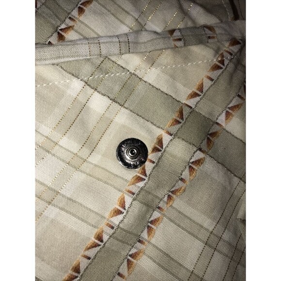 vintage 50s TOGS GWG GREAT WESTERN GARMENT Union Made Western Snap Shirt 17-33 - Picture 6 of 7